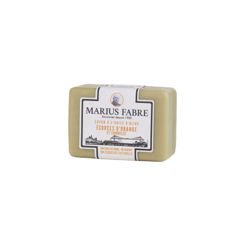 Marius Fabre Bar of Soap with Olive Oil 100g - 1900 - Orange Peel & Cinnamon (Pack of 20)