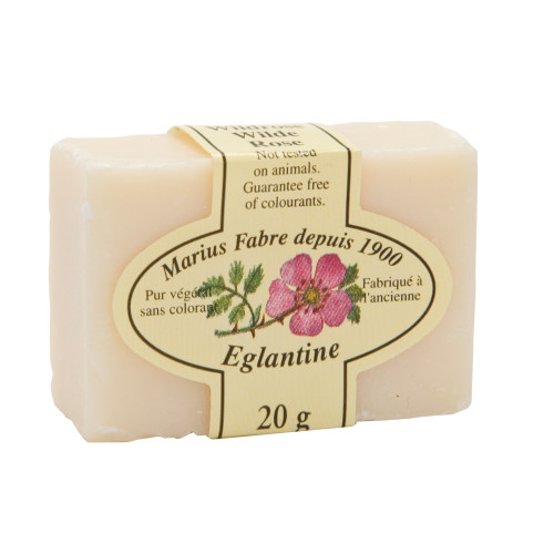 Marius Fabre Miniature Scented Bars of Soap with Shea Butter - Wild Rose - 20g - Jardin (Pack of 126)