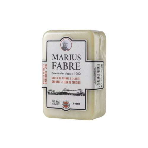 Marius Fabre Bar of Soap with Shea Butter 250g - 1900 - Pomegranate & Cherry Blossom (Pack of 12)