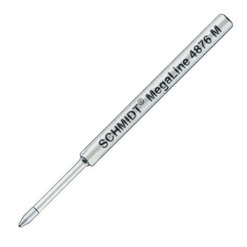 SCHMIDT MEGALINE PRESSURISED BALLPOINT REFILLS - 4876 - BLUE - MEDIUM - PACK OF 10