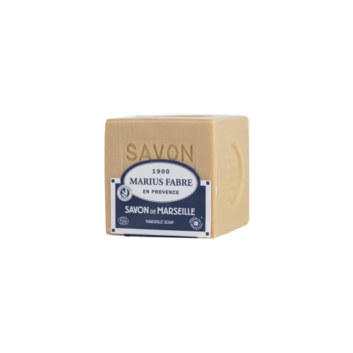 Marius Fabre Cube of White Marseille Soap 400g - White (for Laundry) - Lavoir (Pack of 24)