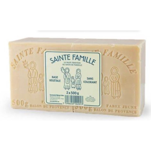 Marius Fabre Set of 2 Marseille Laundry Soaps "Sainte Famille" 500g - Lavoir (Pack of 18)