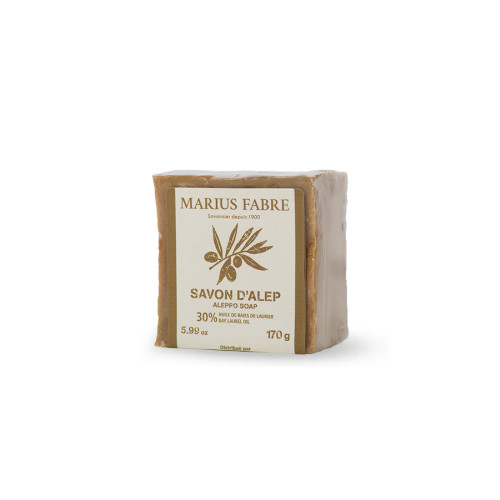 Marius Fabre Aleppo Soap with Olive & 30% Bay Laurel Oil - 170g (Pack of 12)