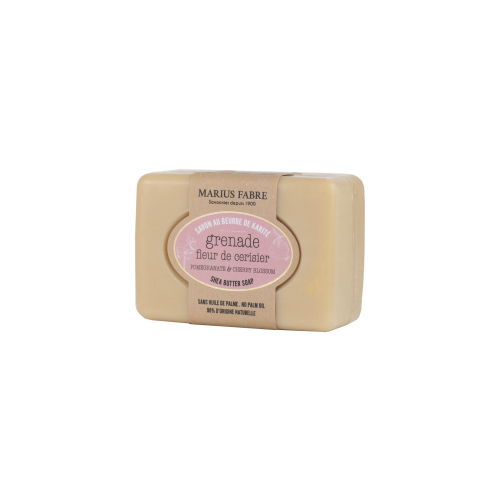 Marius Fabre Bar of Soap with Shea Butter 100g- Bien Etre - Pomegranate & Cherry Blossom (Pack of 20)