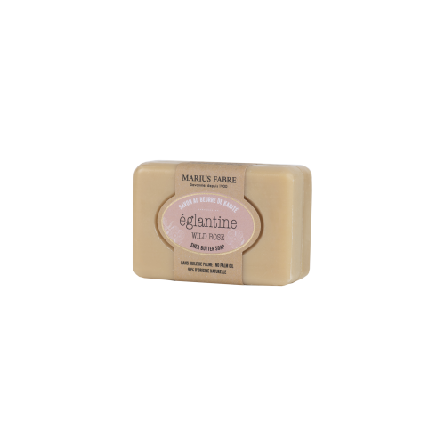 Marius Fabre Bar of Soap with Shea Butter 100g- Bien Etre - Wild Rose (Pack of 20)