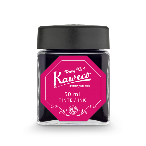 KAWECO BOTTLED INK - 50ml - RUBY RED