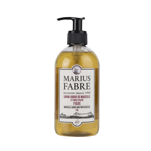 Marius Fabre Liquid Marseille Soap with Olive Oil 400ml - Fig - 1900 (Pack of 6)