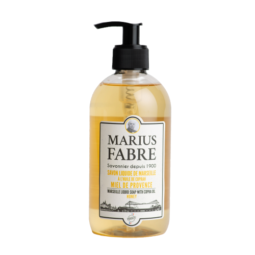 Marius Fabre Liquid Marseille Soap with Copra Oil 400ml - Honey - 1900 (Pack of 6)