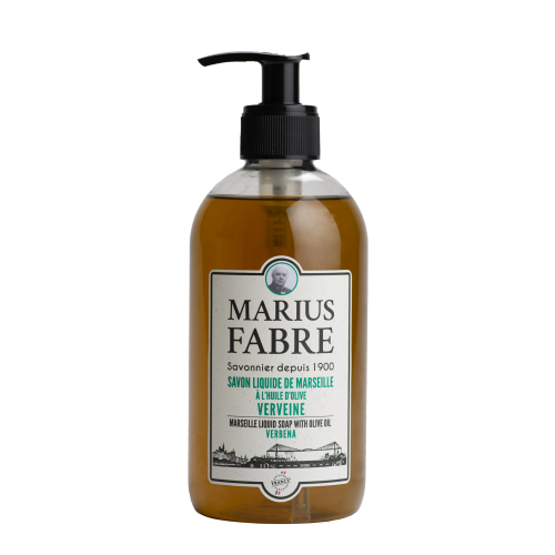 Marius Fabre Liquid Marseille Soap with Olive Oil 400ml - Verbena - 1900 (Pack of 6)