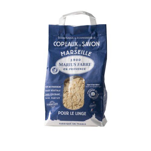 Marius Fabre Bag of Marseille Soap Flakes 980g - White (for Laundry) - Lavoir (Pack of 4)