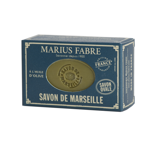 Marius Fabre Oval Marseille Soap with Olive Oil 150g - Green (In a Box) - Nature (Pack of 8)