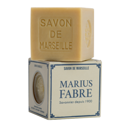 Marius Fabre Marseille Soap 400g - White (In a Box) - Nature (Pack of 18)