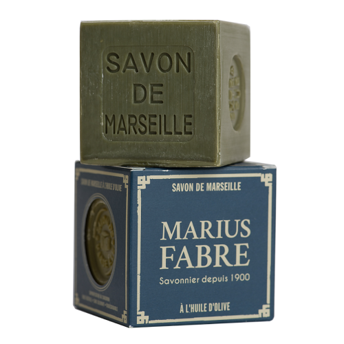 Marius Fabre Marseille Soap with Olive Oil 400g - Green (In a Box) - Nature (Pack of 18)