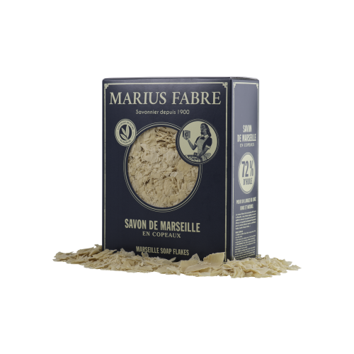 Marius Fabre Marseille Soap Flakes 750g - White (In a Box) - Nature (Pack of 6)