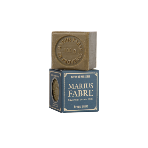 Marius Fabre Marseille Soap with Olive Oil 100g - Green (In a Box) - Nature (Pack of 24)