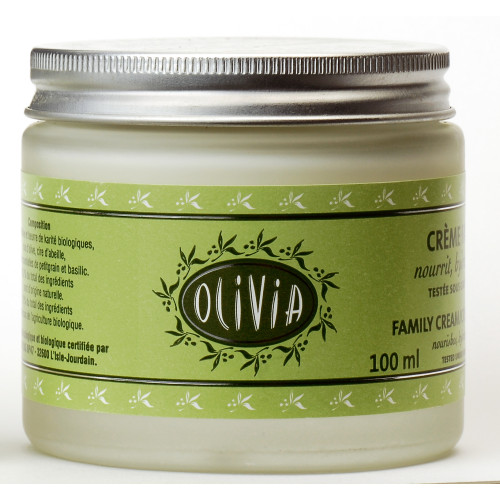 Marius Fabre Organic Moisturising Cream with Olive Oil & Shea Butter - 100ml - Olivia (Pack of 6)