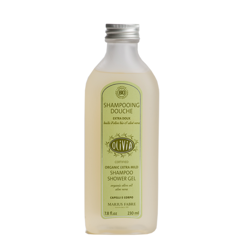 Marius Fabre Organic Shower Shampoo with Aloe Vera - 230ml - Olivia (Pack of 6)