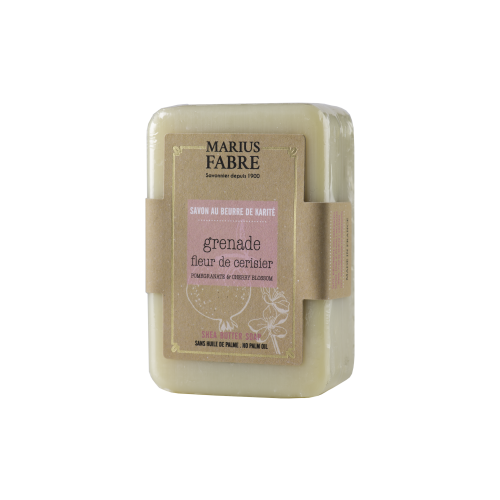 Marius Fabre Bar of Soap with Shea Butter 250g - Bien Etre - Pomengranate & Cherry Blossom (Pack of 12)