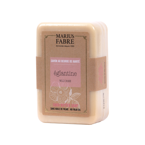 Marius Fabre Bar of Soap with Shea Butter 250g - Bien Etre - Wild Rose (Pack of 12)