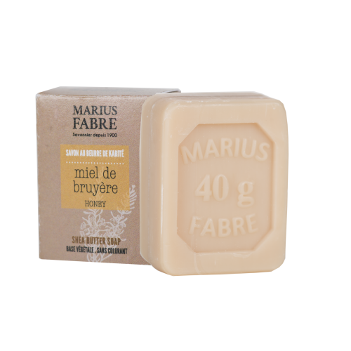 Marius Fabre Bar of Soap with Shea Butter 40g - Bien Etre - Honey (Pack of 44)