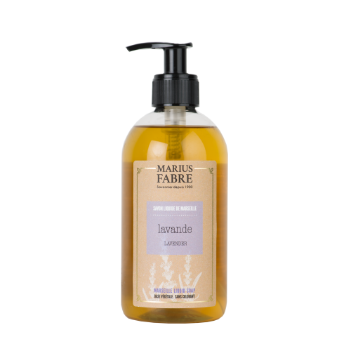 Marius Fabre Liquid Marseille Soap With Olive Oil 400ml - Lavender - Bien Etre (Pack of 6)