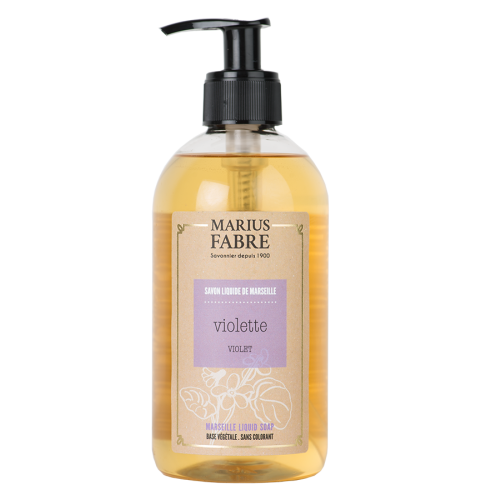 Marius Fabre Liquid Marseille Soap With Olive Oil 400ml - Violet - Bien Etre (Pack of 6)